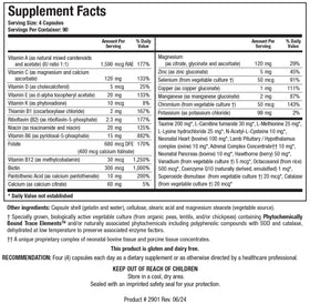BIOTICS RESEARCH Bio Cardiozyme Forte avec des ingrédients naturels