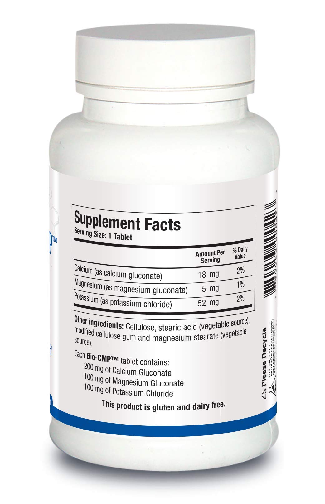 BIOTICS RESEARCH Bio CMP Calcium Magnesium Potassium emballage