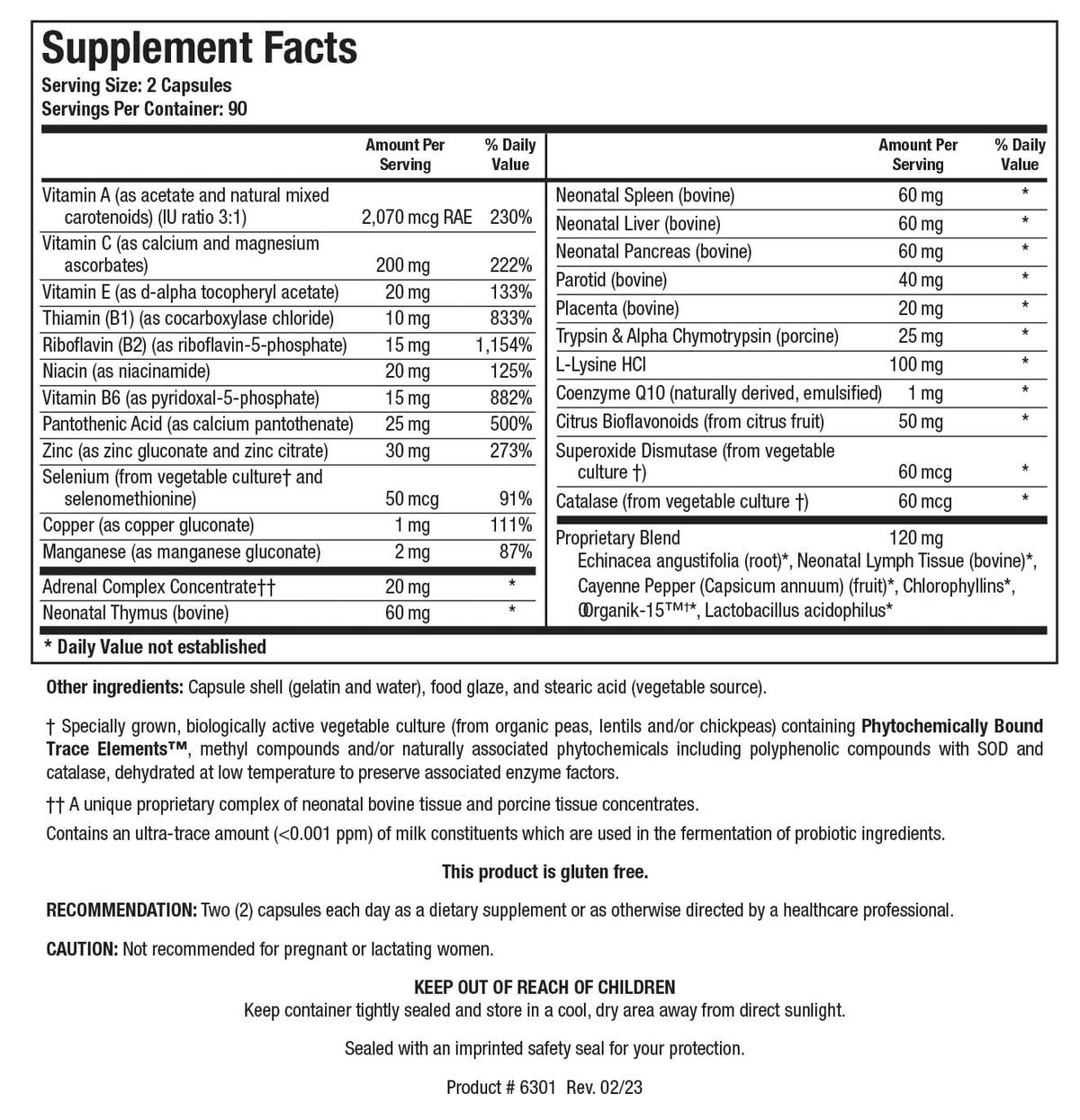 BIOTICS RESEARCH Bio daily wellness Forte 180 capsules emballage