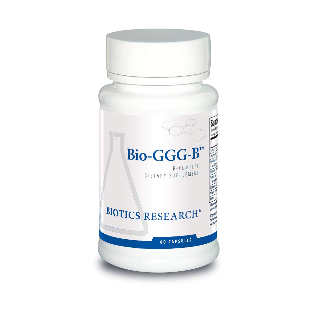 BIOTICS RESEARCH Bio GGG B Complex 60 capsules front view