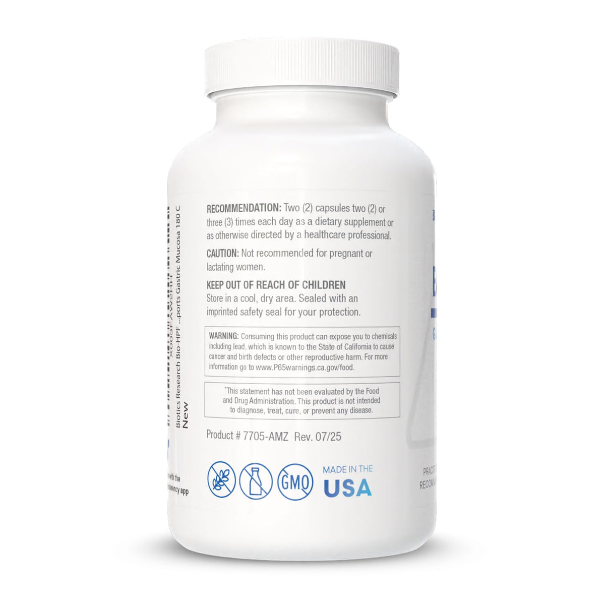 BIOTICS RESEARCH Bio-HPF flacon avec étiquette