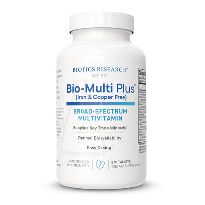 BIOTICS RESEARCH Bio Multi Plus Multivitamines 270 comprimés vue de face