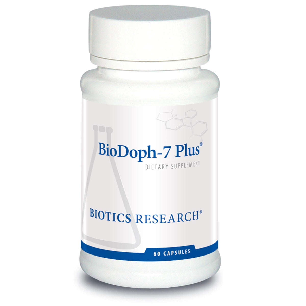 BIOTICS RESEARCH BioDoph7 Plus 400mg 60 Capsules - Vue de face