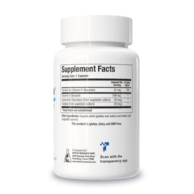 BIOTICS RESEARCH Calcium D-Glucarate 120 comprimés, vue de côté