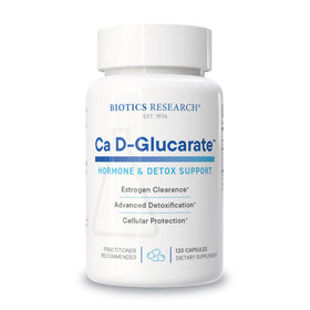 BIOTICS RESEARCH Calcium D-Glucarate 120 comprimés, vue de face