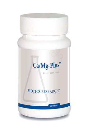 BIOTICS RESEARCH CaMg-Plus complément calcium magnésium vue de face