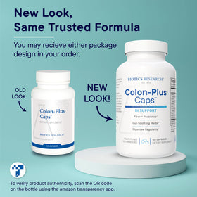 BIOTICS RESEARCH Colon Plus Caps 120 capsules, emballage