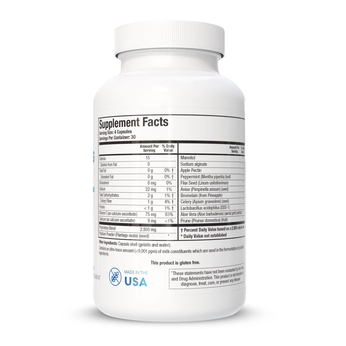 BIOTICS RESEARCH Colon Plus Caps 120 capsules, vue arrière