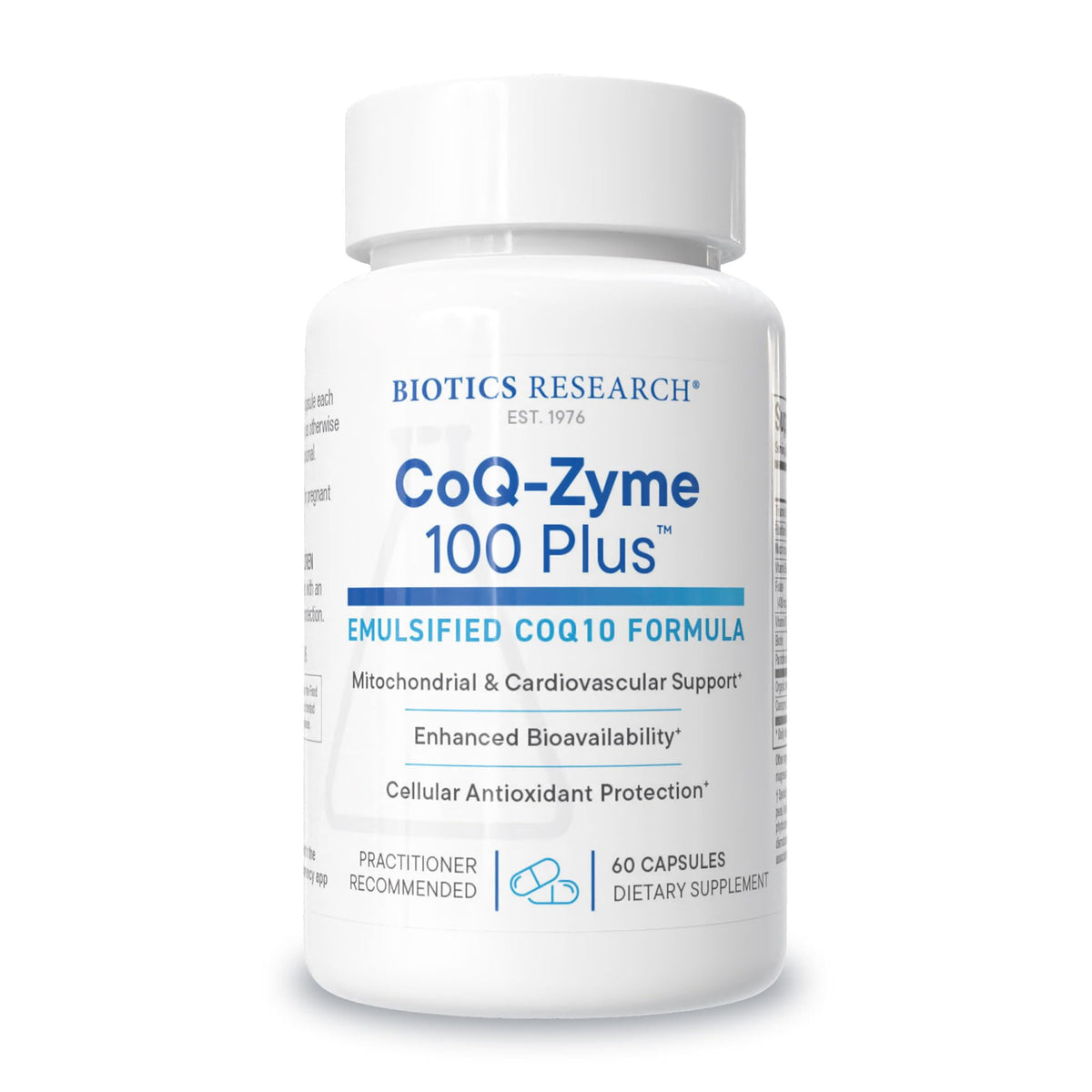 BIOTICS RESEARCH Coq-Zyme 100 Plus CoQ10 100mg 90 Caps front view
