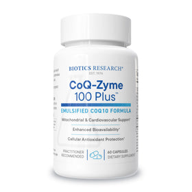 BIOTICS RESEARCH Coq-Zyme 100 Plus CoQ10 100mg 90 Caps front view