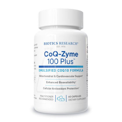 BIOTICS RESEARCH Coq-Zyme 100 Plus CoQ10 100mg 90 Caps front view