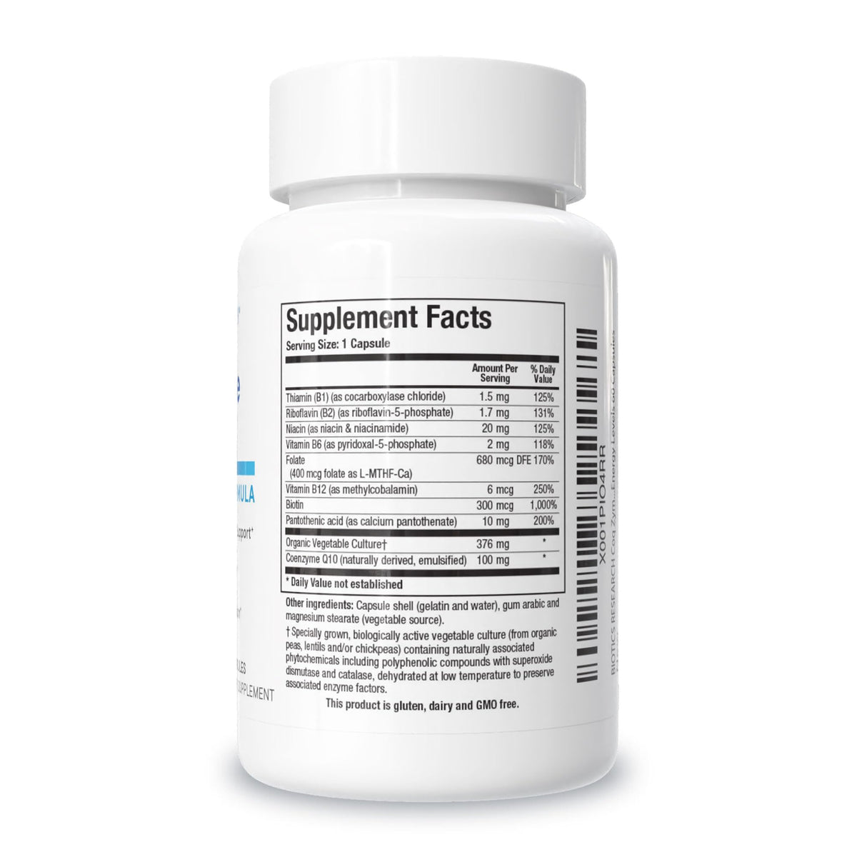 BIOTICS RESEARCH Coq-Zyme 100 Plus packaging with label