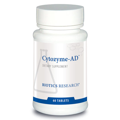 BIOTICS RESEARCH Cytozyme-AD 90 Tablettes, vue avant du produit