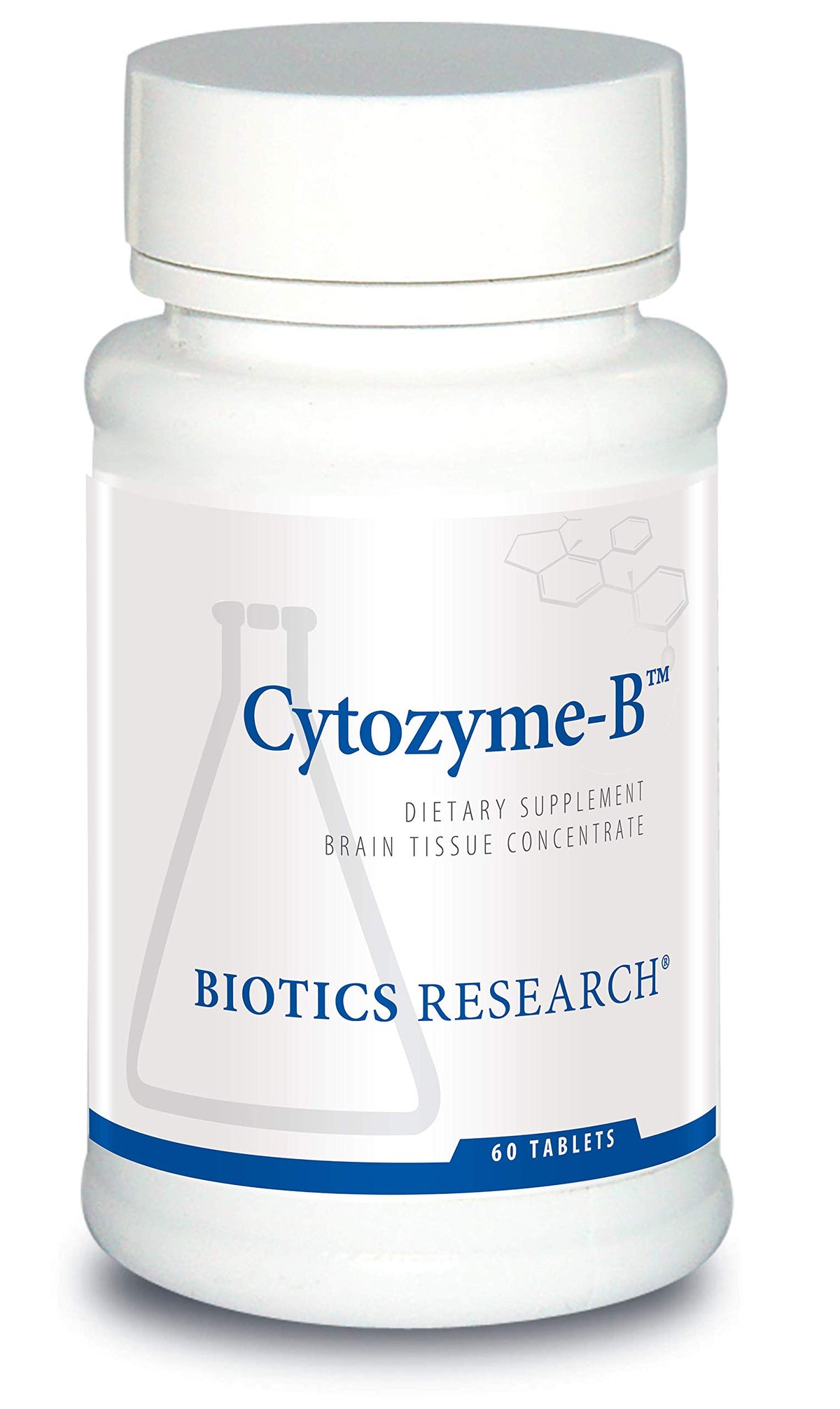BIOTICS RESEARCH Cytozyme B 60 tablettes vue de face