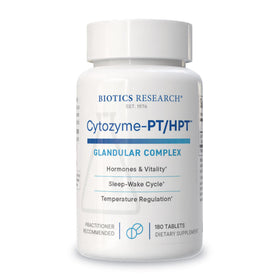 BIOTICS RESEARCH Cytozyme PT HPT 180 Tablettes 40 mg vue de face