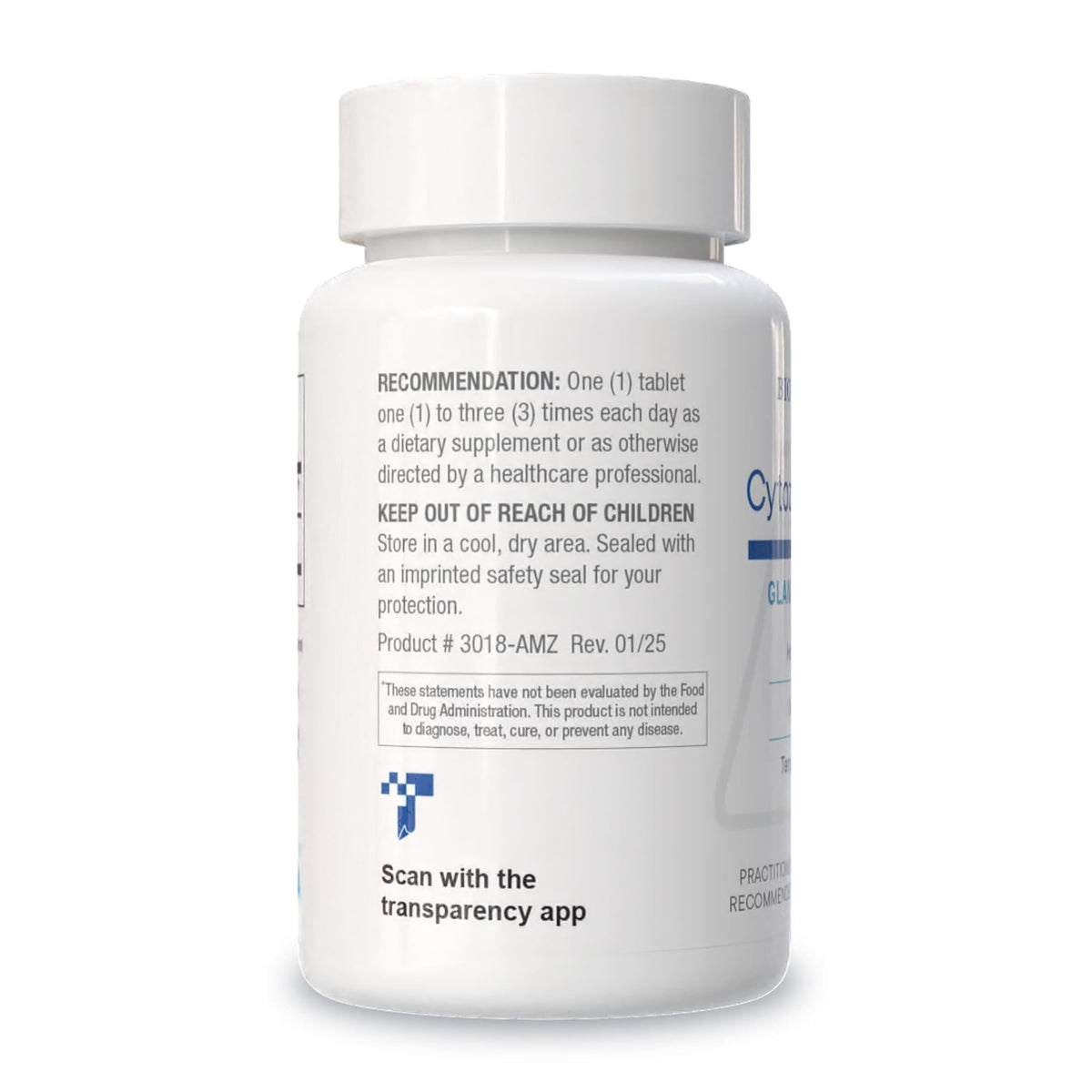 BIOTICS RESEARCH Cytozyme PT HPT tablette sur une surface blanche