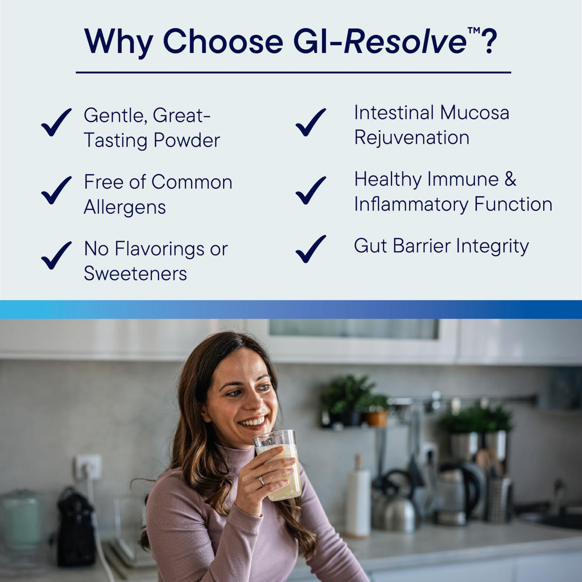 BIOTICS RESEARCH GI Resolve L-Glutamine Poudre 240g sur une table