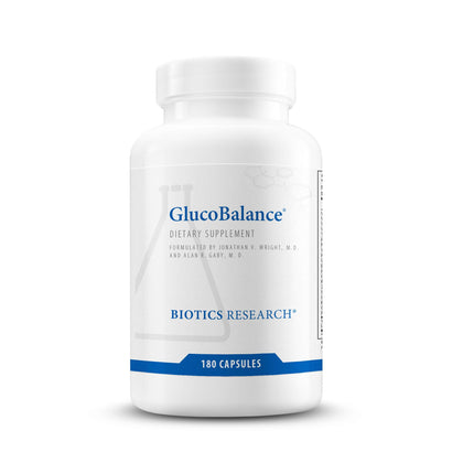 BIOTICS RESEARCH GlucoBalance complément alimentaire 180 comprimés vue avant