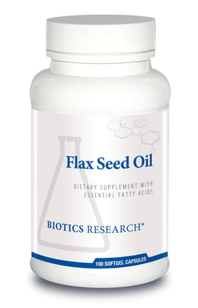 BIOTICS RESEARCH Huile de Graines de Lin 1000mg gélules molles