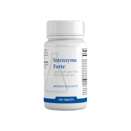BIOTICS RESEARCH Intenzyme Forte™ 100 comprimés en boîte