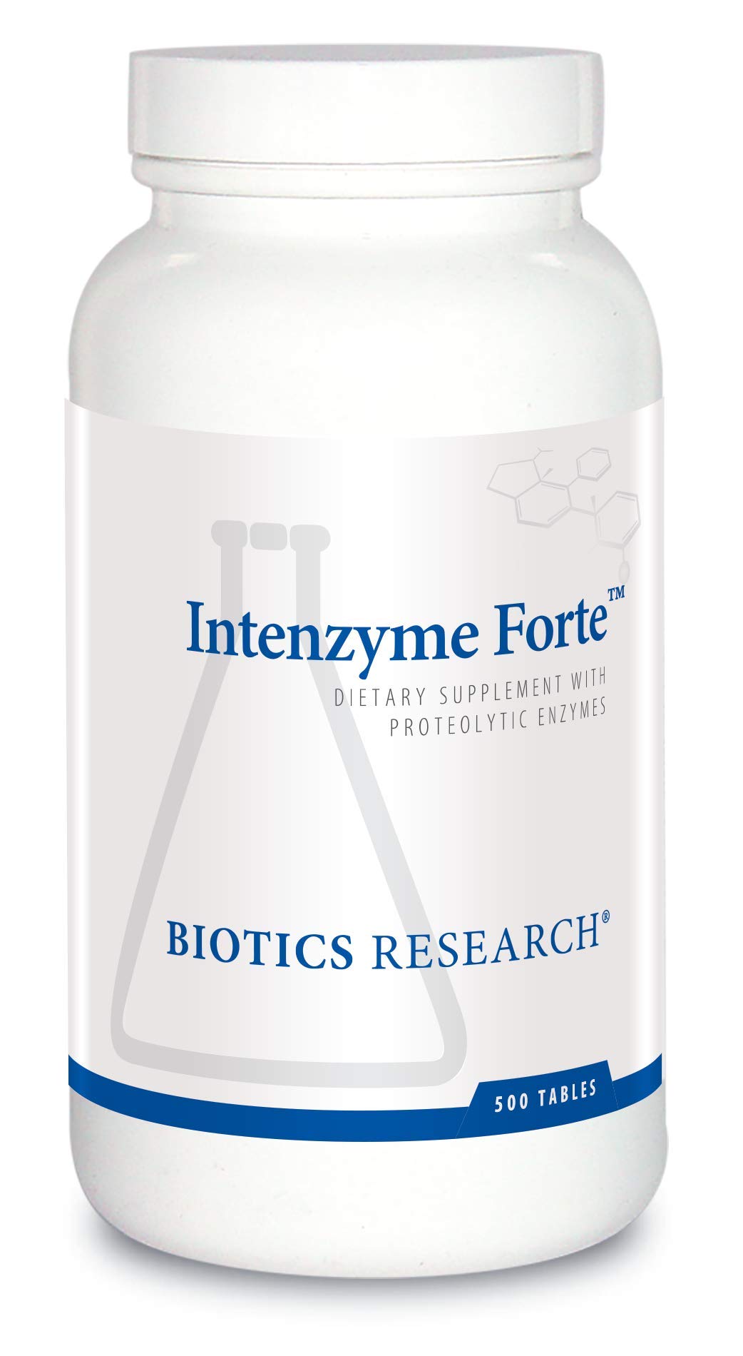 BIOTICS RESEARCH Intenzyme Forte™ 100 comprimés vue de face