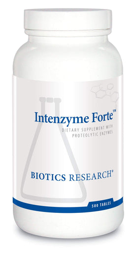 BIOTICS RESEARCH Intenzyme Forte™ 100 comprimés vue de face