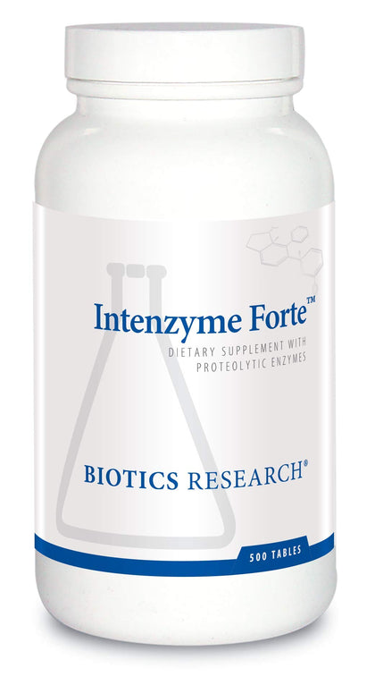 BIOTICS RESEARCH Intenzyme Forte™ 100 comprimés vue de face
