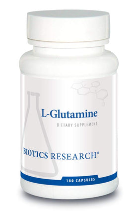BIOTICS RESEARCH L-Glutamine 500mg 180 Capsules - vue avant