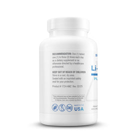 BIOTICS RESEARCH Li Zyme Forte étiquette et informations nutritionnelles