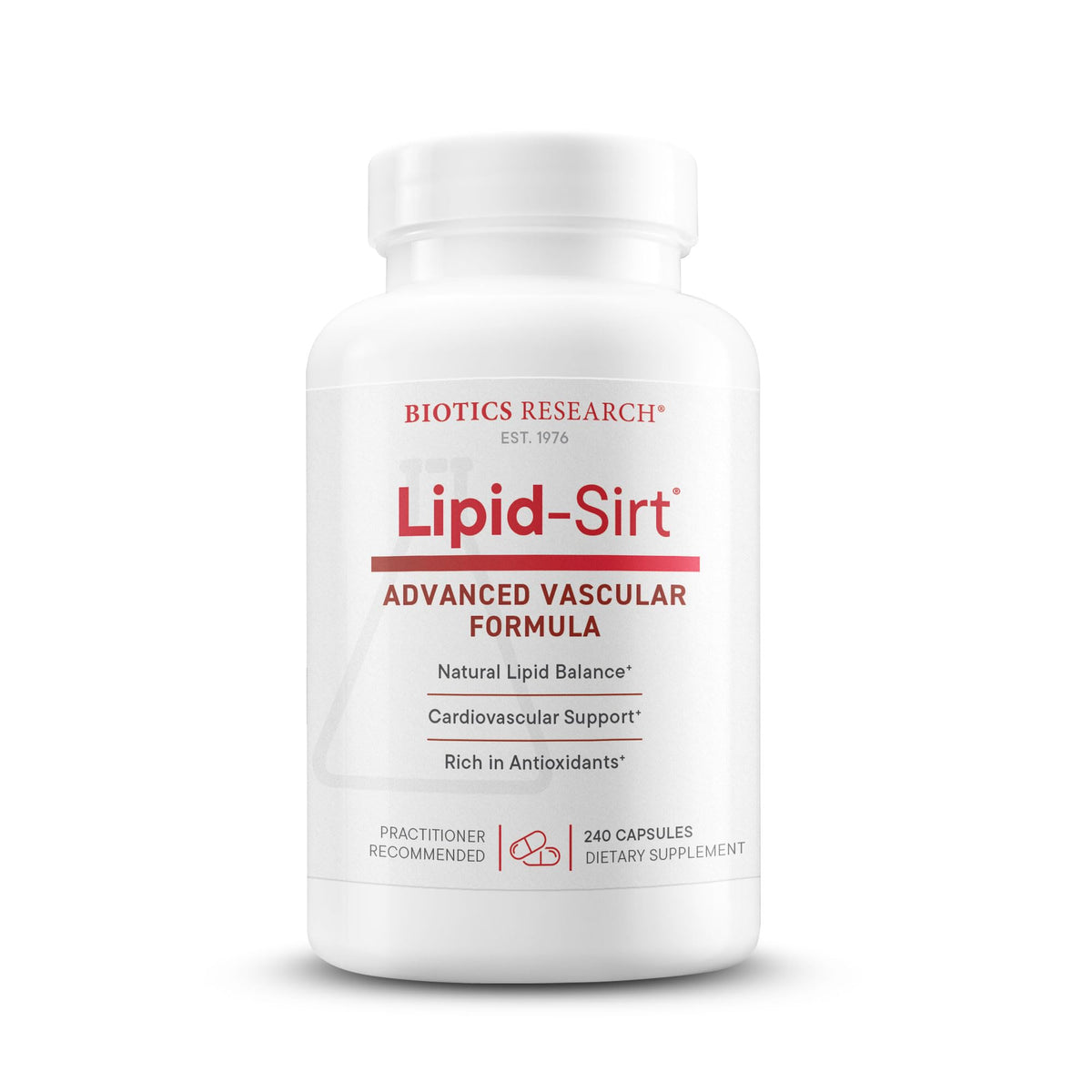 BIOTICS RESEARCH Lipid SIRT 240C, vue avant du produit