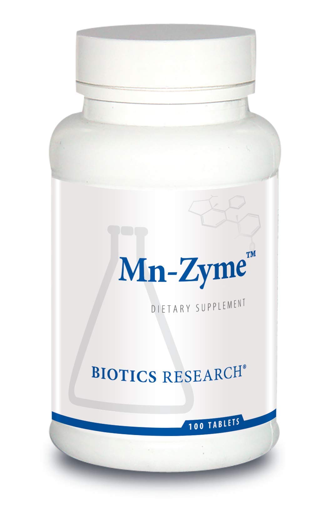 BIOTICS RESEARCH Mn Zyme Manganèse 100 Tablettes vue avant