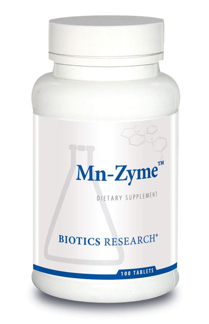 BIOTICS RESEARCH Mn Zyme Manganèse 100 Tablettes vue avant