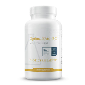 BIOTICS RESEARCH Optimal EFAs-BC 120 Softgels packaging front view