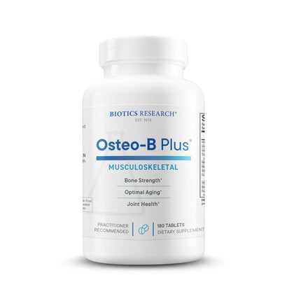 BIOTICS RESEARCH Osteo B Plus 180 comprimés vue de face