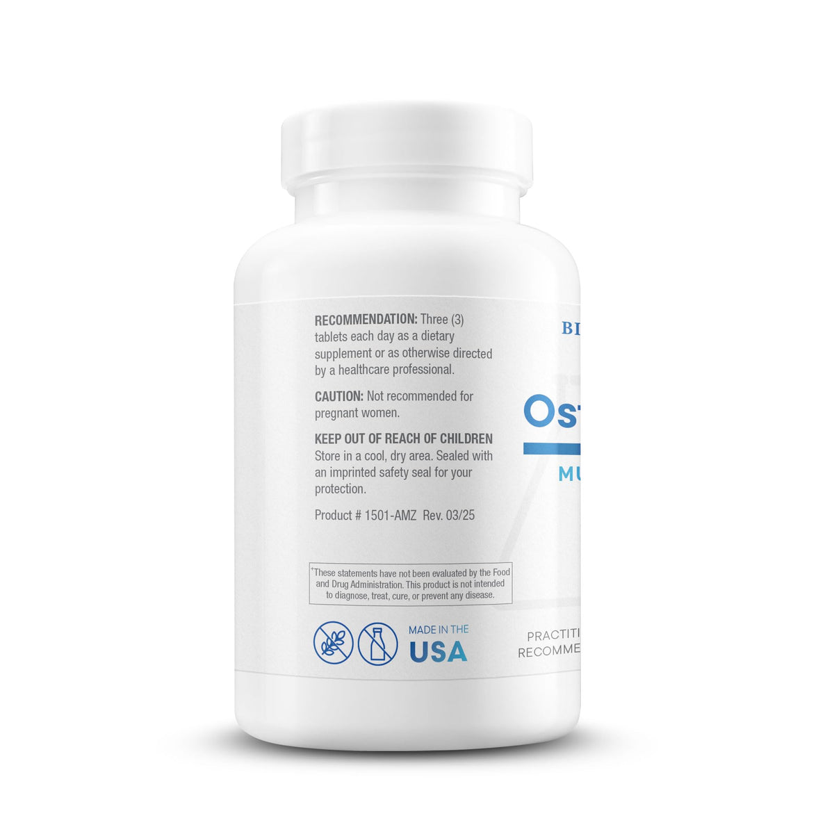BIOTICS RESEARCH Osteo B Plus comprimés sur une table