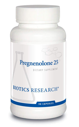 BIOTICS RESEARCH Pregnenolone 25mg 90 Capsules - vue avant