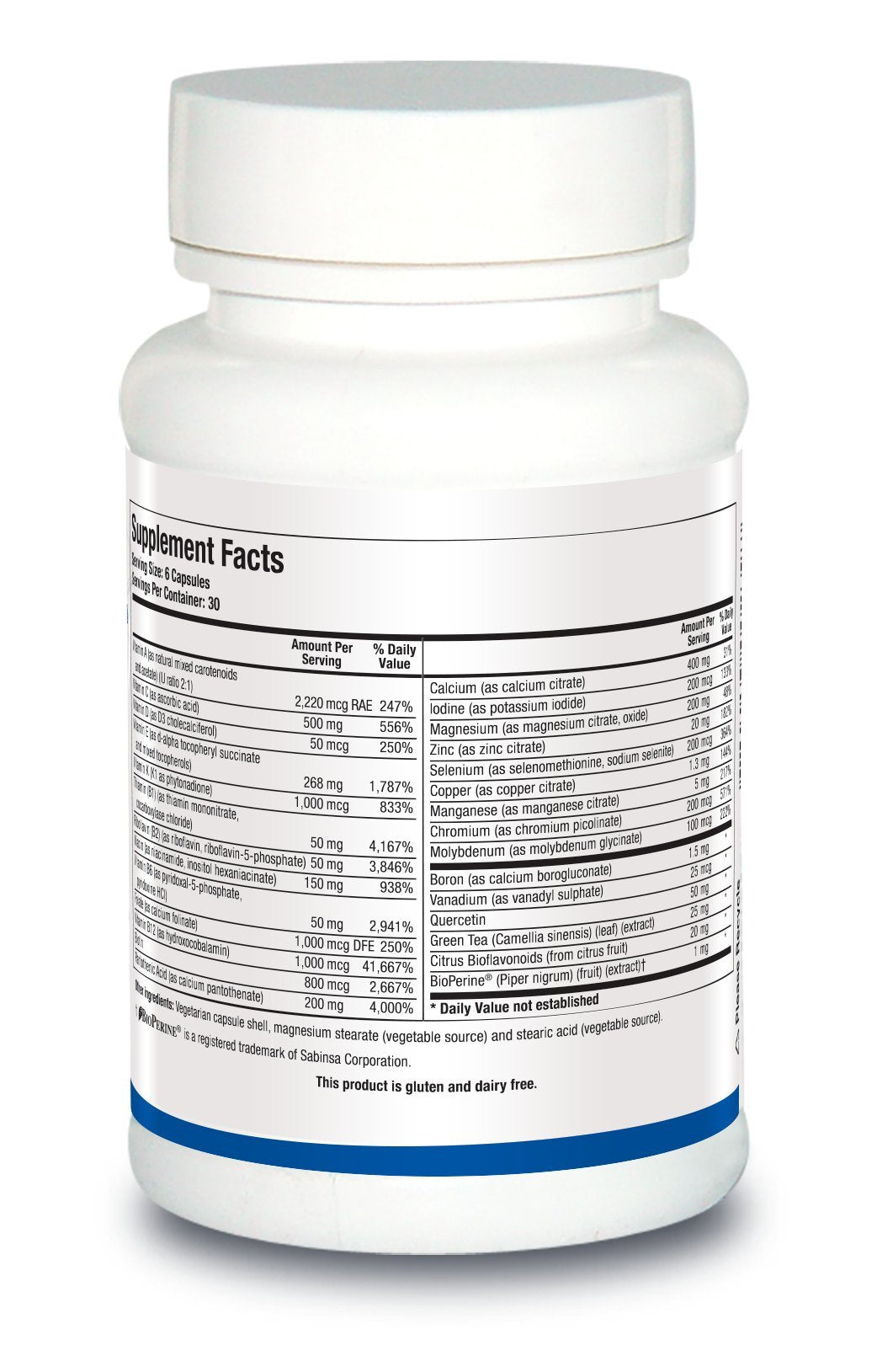 BIOTICS RESEARCH Pro Multi Plus multivitamines emballage