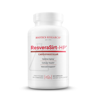 BIOTICS RESEARCH ResveraSirt HP 120 capsules front view