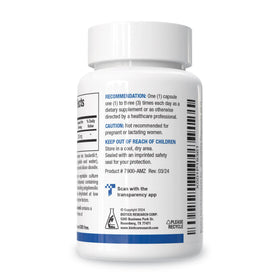BIOTICS RESEARCH Saccharomyces boulardii 235 mg capsules back view