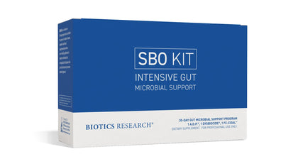 BIOTICS RESEARCH SBO Kit Intestinal Support boîte vue de face