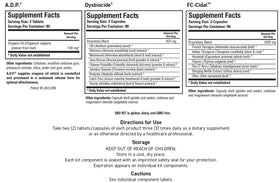 BIOTICS RESEARCH SBO Kit Intestinal Support capsules à l'intérieur