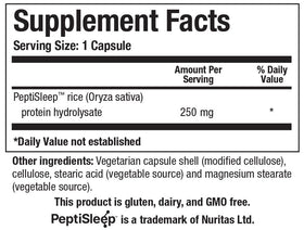 BIOTICS RESEARCH SleepTides boîte et capsules à l'intérieur