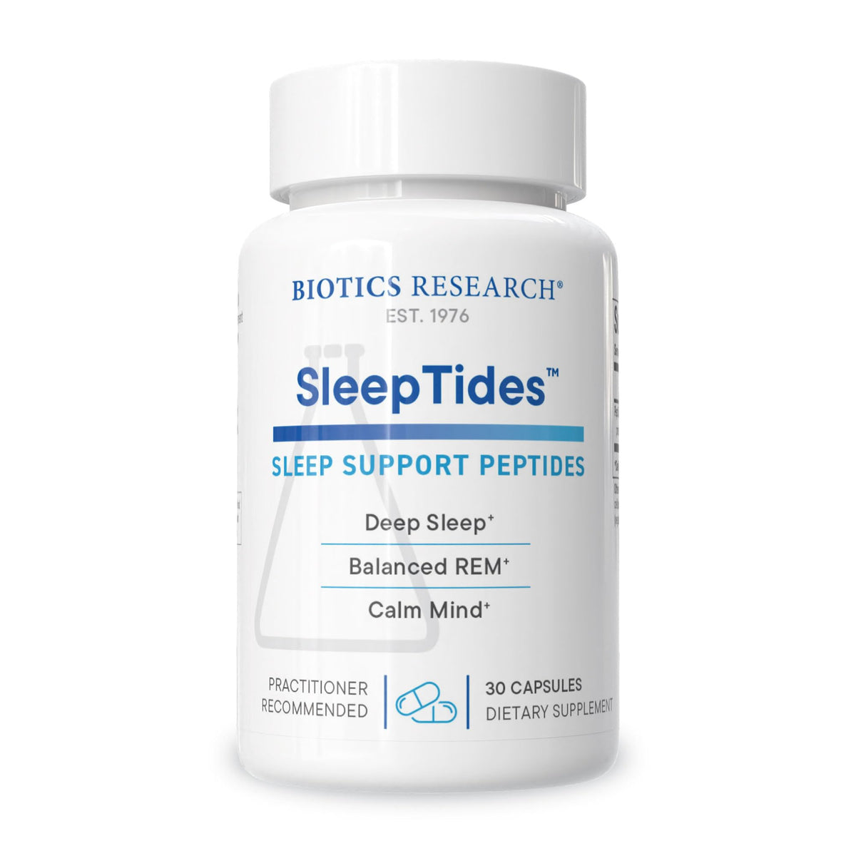 BIOTICS RESEARCH SleepTides Complément Alimentaire Sommeil vue avant