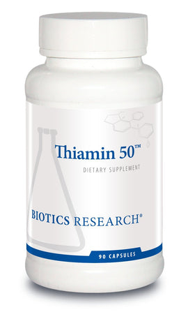 BIOTICS RESEARCH Thiamin 50 capsules vue de face