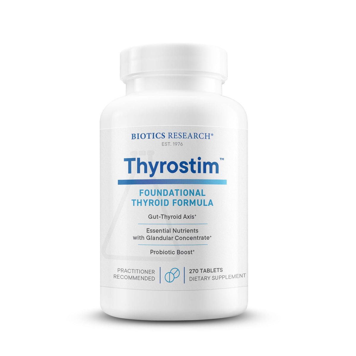 BIOTICS RESEARCH Thyrostim™ 270 comprimés vue de face