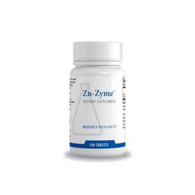 BIOTICS RESEARCH Zn-Zyme 15 mg Zinc 100 Tablettes - vue avant