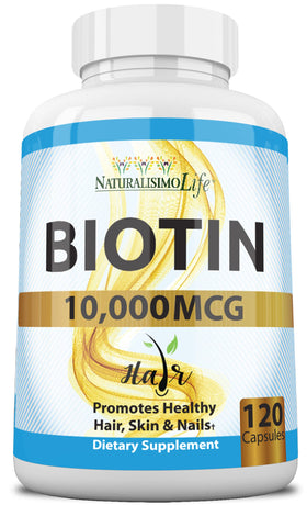 Biotine 10 000 mcg Décatela, vue avant, emballage