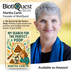 BiotiQuest Probiotique Cœur capsules avec un verre d'eau