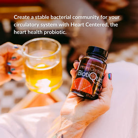 BiotiQuest Probiotique Cœur étiquette avec informations nutritionnelles