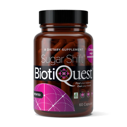 BiotiQuest Sugar Shift Probiotic 60 capsules packaging front view